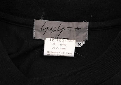 Yohji Yamamoto PH 95AW Back Logo Long Shirt Black Size M