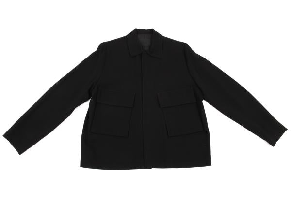 pour deux Wool Snap Design Jacket Black Size M