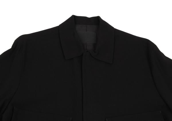 pour deux Wool Snap Design Jacket Black Size M