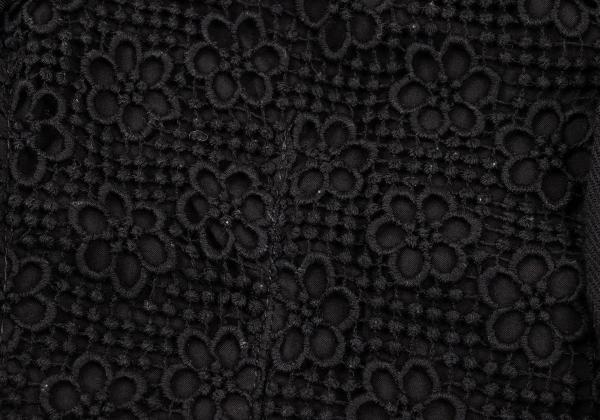 COMME des GARCONS Cotton Lace Panel 3B Jacket Black Size M