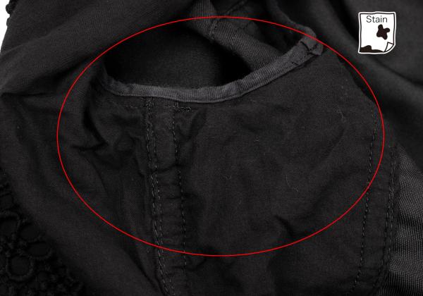 COMME des GARCONS Cotton Lace Panel 3B Jacket Black Size M