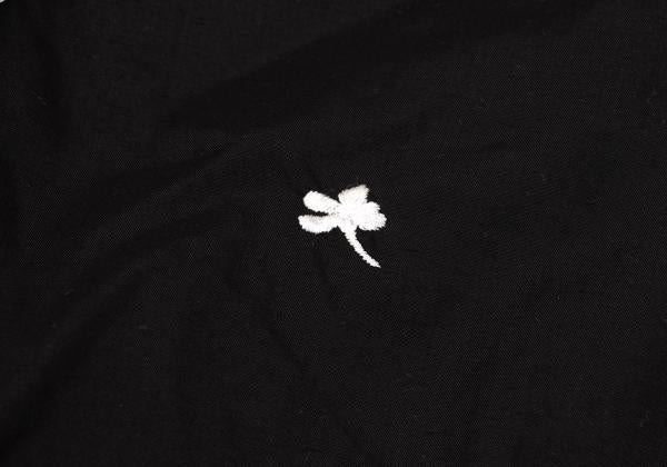 BLACK COMME des GARCONS Poly Floral Shirt Black Size XS