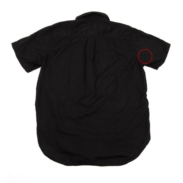 BLACK COMME des GARCONS Poly Floral Shirt Black Size XS