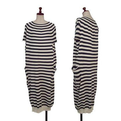 JUNYA WATANABE COMME des GARCONS Striped Navy White Knit Size S