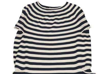 JUNYA WATANABE COMME des GARCONS Striped Navy White Knit Size S