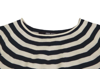 JUNYA WATANABE COMME des GARCONS Striped Navy White Knit Size S