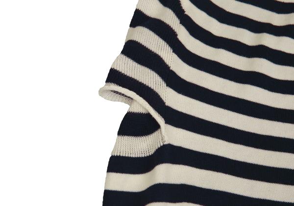 JUNYA WATANABE COMME des GARCONS Striped Navy White Knit Size S