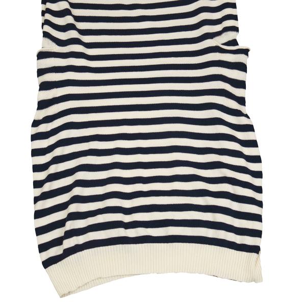 JUNYA WATANABE COMME des GARCONS Striped Navy White Knit Size S