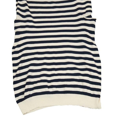 JUNYA WATANABE COMME des GARCONS Striped Navy White Knit Size S