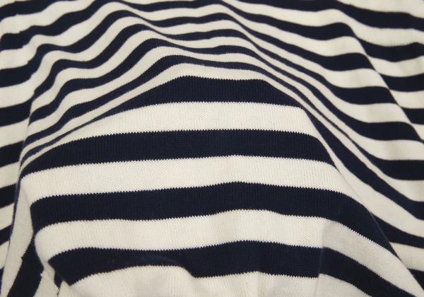 JUNYA WATANABE COMME des GARCONS Striped Navy White Knit Size S