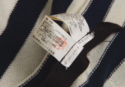 JUNYA WATANABE COMME des GARCONS Striped Navy White Knit Size S