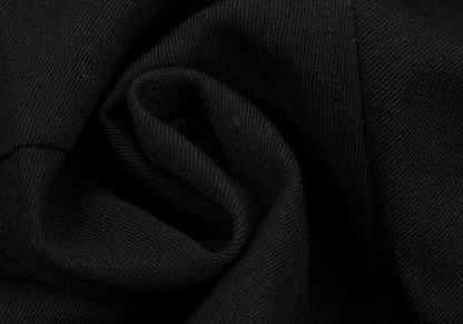 COMME des GARCONS Wool Twill Curved Panel Skirt Black Size S