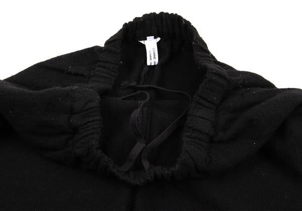 COMME des GARCONS Wool Felted Wide Shorts Black Size S