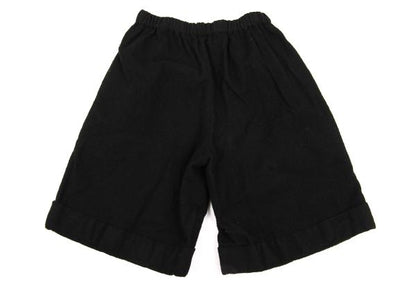 COMME des GARCONS Wool Felted Wide Shorts Black Size S
