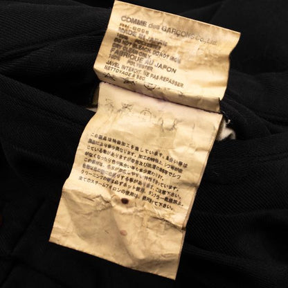 COMME des GARCONS Dot Jacquard Flare Pants Black Skirt Size S