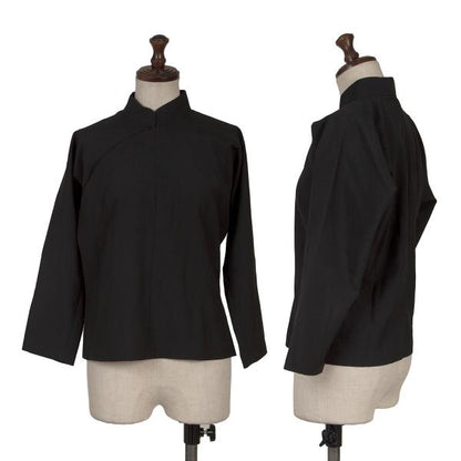 COMME des GARCONS Wool 3/4 Sleeve Jacket Black Size S