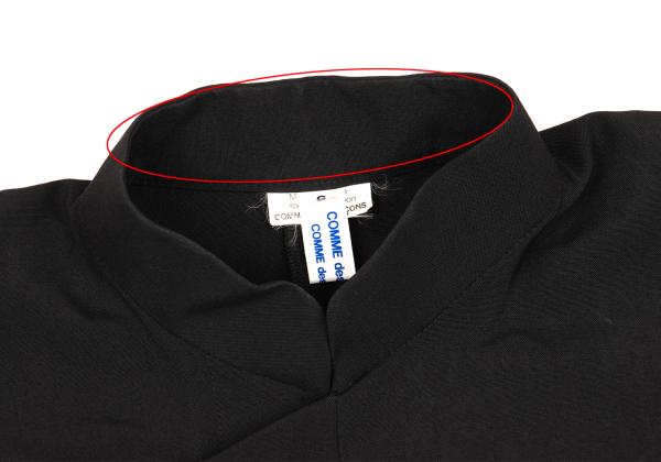 COMME des GARCONS Wool 3/4 Sleeve Jacket Black Size S