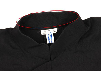COMME des GARCONS Wool 3/4 Sleeve Jacket Black Size S