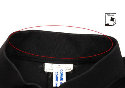 COMME des GARCONS Wool 3/4 Sleeve Jacket Black Size S