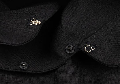 COMME des GARCONS Wool 3/4 Sleeve Jacket Black Size S