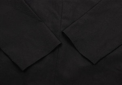 COMME des GARCONS Wool 3/4 Sleeve Jacket Black Size S
