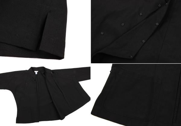 COMME des GARCONS Wool 3/4 Sleeve Jacket Black Size S