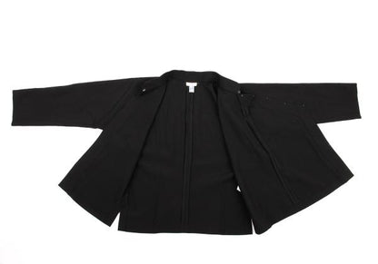 COMME des GARCONS Wool 3/4 Sleeve Jacket Black Size S