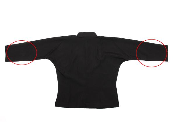 COMME des GARCONS Wool 3/4 Sleeve Jacket Black Size S