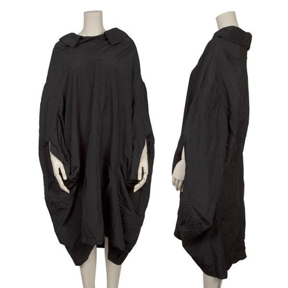 COMME des GARCONS Poly Side Hole Design Dress Black Size S