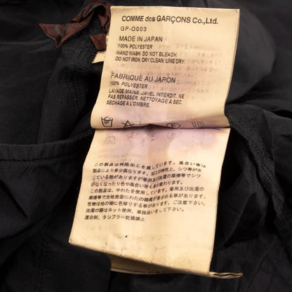 COMME des GARCONS Poly Side Hole Design Dress Black Size S
