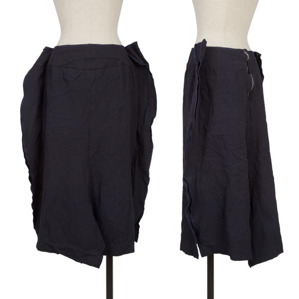 COMME des GARCONS Outseam Polyester Midi Skirt Size S