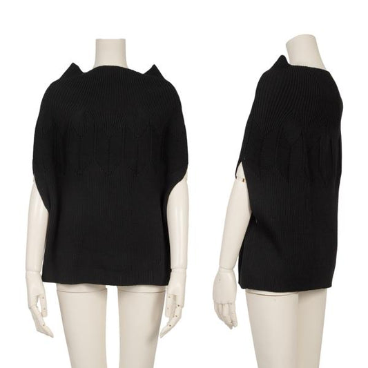 JUNYA WATANABE Rib Knit Wool Sweater Black Size S