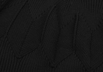 JUNYA WATANABE Rib Knit Wool Sweater Black Size S