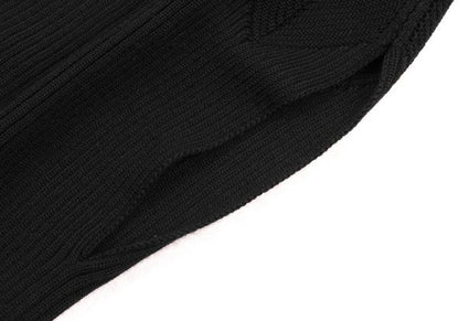 JUNYA WATANABE Rib Knit Wool Sweater Black Size S