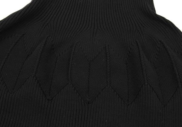 JUNYA WATANABE Rib Knit Wool Sweater Black Size S