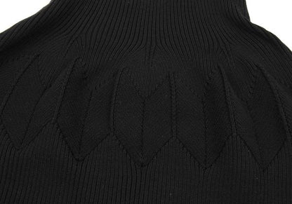 JUNYA WATANABE Rib Knit Wool Sweater Black Size S