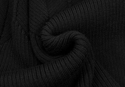 JUNYA WATANABE Rib Knit Wool Sweater Black Size S