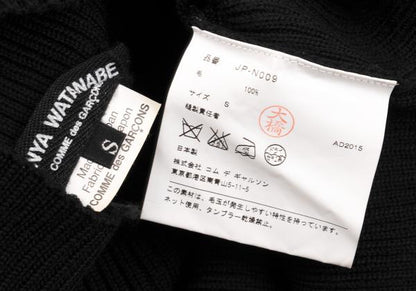 JUNYA WATANABE Rib Knit Wool Sweater Black Size S
