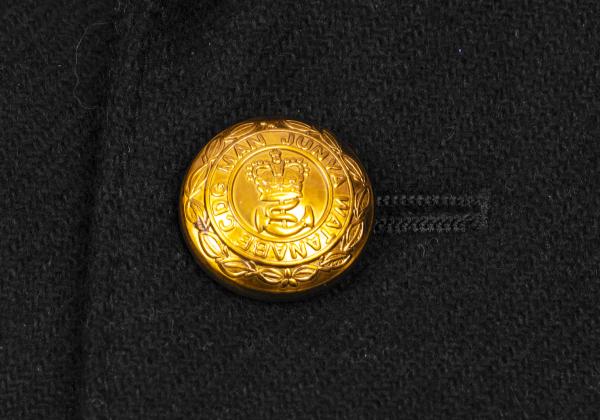 JUNYA WATANABE Wool Blend Metal Button Jacket Black Size XS