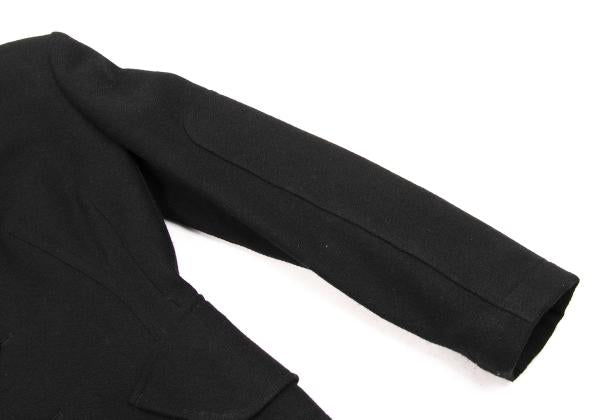 JUNYA WATANABE Wool Blend Metal Button Jacket Black Size XS