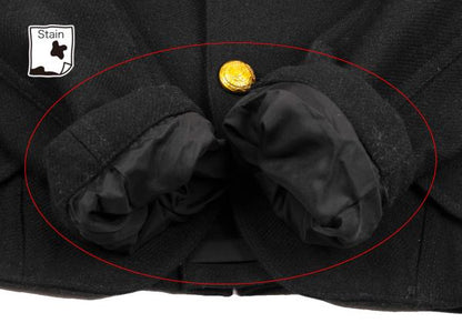 JUNYA WATANABE Wool Blend Metal Button Jacket Black Size XS