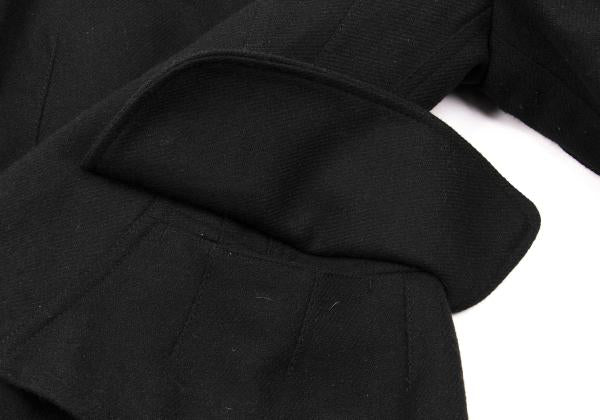 JUNYA WATANABE Wool Blend Metal Button Jacket Black Size XS