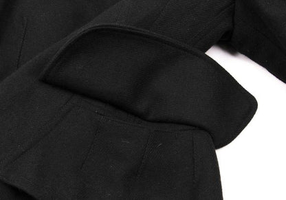 JUNYA WATANABE Wool Blend Metal Button Jacket Black Size XS