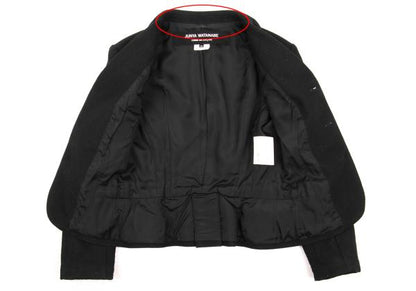 JUNYA WATANABE Wool Blend Metal Button Jacket Black Size XS