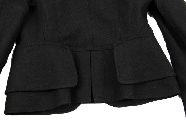 JUNYA WATANABE Wool Blend Metal Button Jacket Black Size XS
