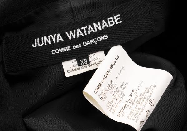 JUNYA WATANABE Wool Blend Metal Button Jacket Black Size XS