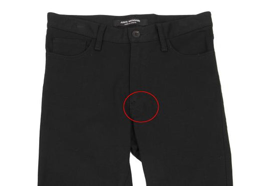 JUNYA WATANABE Cotton Nylon Stretch Pants Black Size XS
