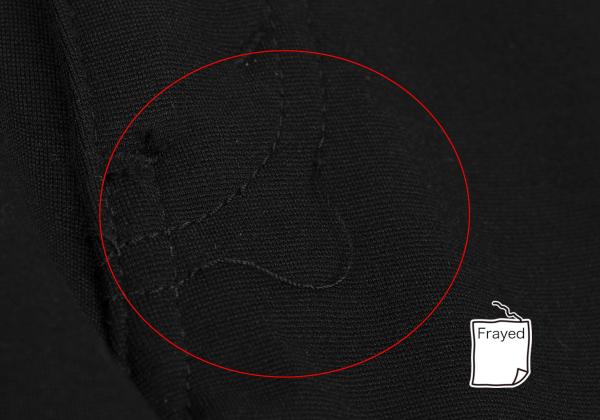 JUNYA WATANABE Cotton Nylon Stretch Pants Black Size XS