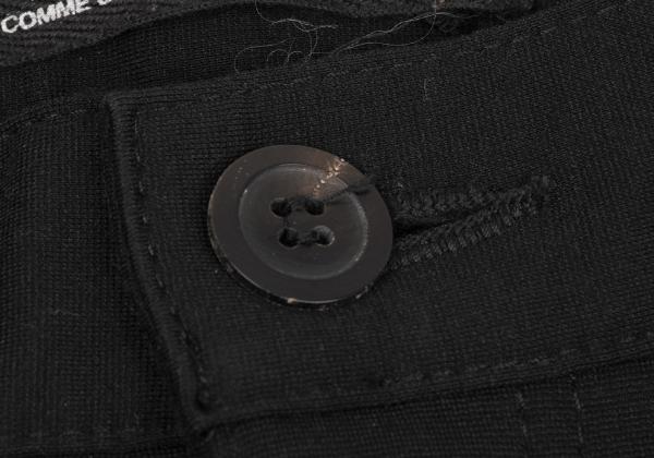 JUNYA WATANABE Cotton Nylon Stretch Pants Black Size XS