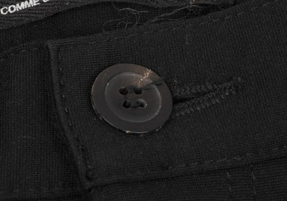 JUNYA WATANABE Cotton Nylon Stretch Pants Black Size XS